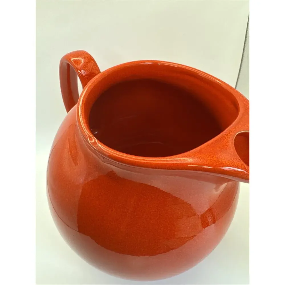 Vintage Waechtersbach Solid‎ Red bubble shaped 70 oz Pitcher